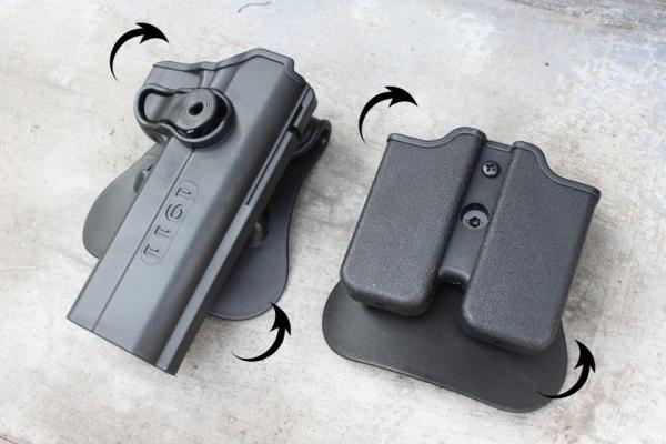 G Wii Waist Holster for 1911 GBB ( BK )